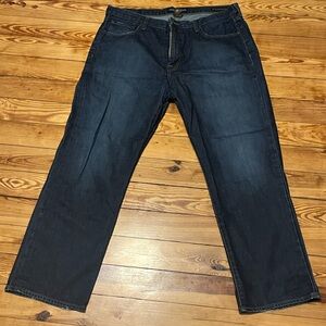 Lucky brand dark wash 181 relaxed straight Jean 40x30